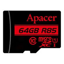 کارت حافظه microSDXC اپیسر مدل AP64G کلاس 10 استاندارد UHS-I U1 سرعت 85MBps ظرفیت 64 گیگابایت gallery0