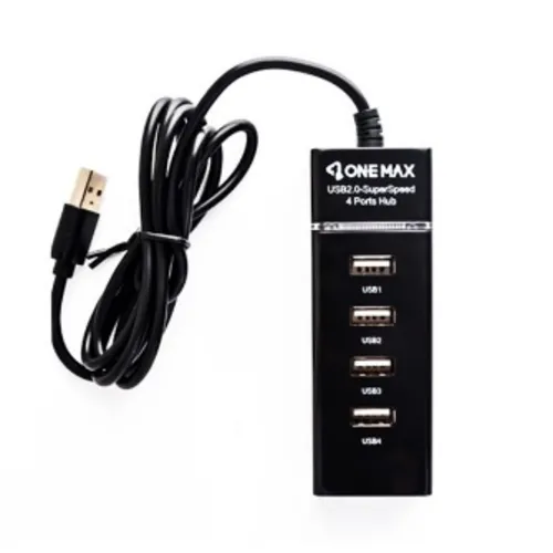 هاب USB 2.0 چهارپورت ONE MAX وان مکس مدل OM-H20